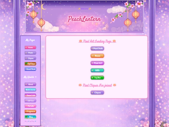 pixelpage screenshot