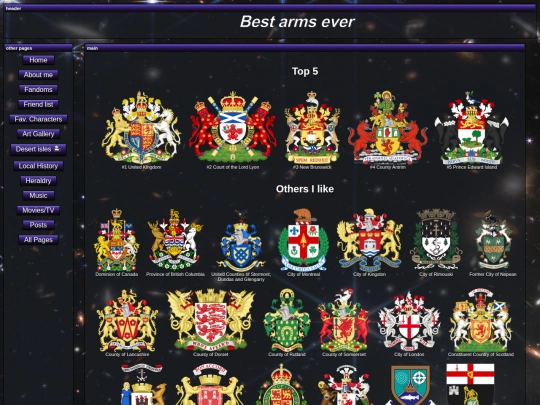 favouritearms screenshot