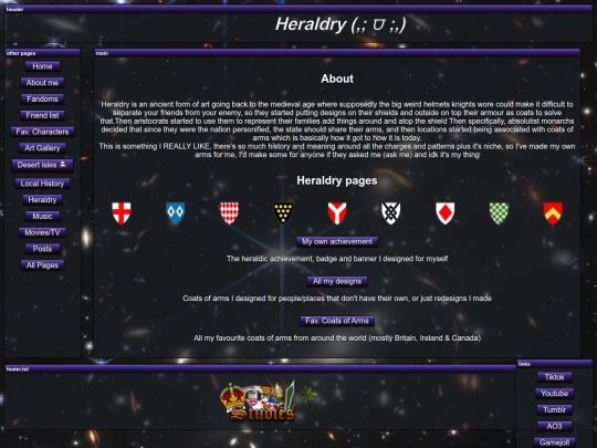 heraldry screenshot