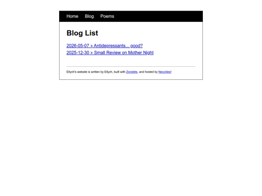 blog screenshot