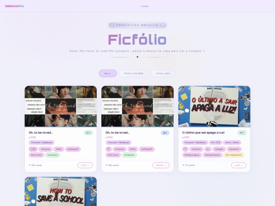 ficfolio screenshot