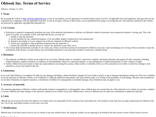 test screenshot