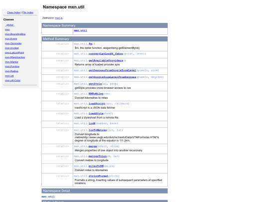 Code10/xmxn-2-0-15/mxn.util screenshot