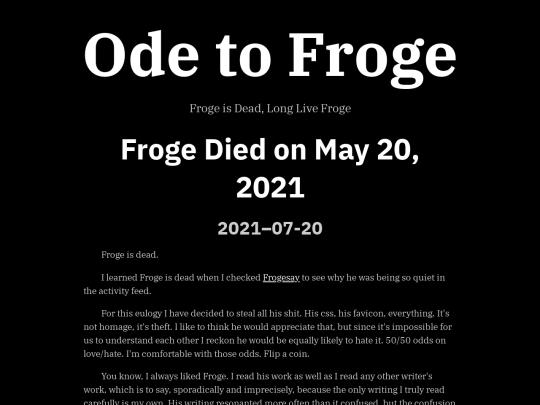 cyber/froge screenshot
