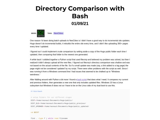 microblog/2021/01/directory-comparison-with-bash screenshot