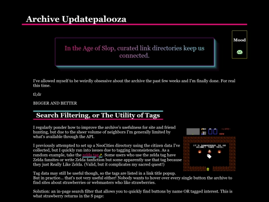 microblog/2026/2026-03-06-Archive-Update-Palooza screenshot