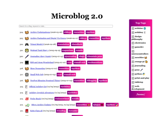 microblog screenshot