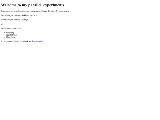 index screenshot
