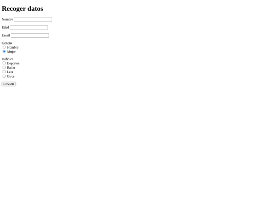 Formulario screenshot