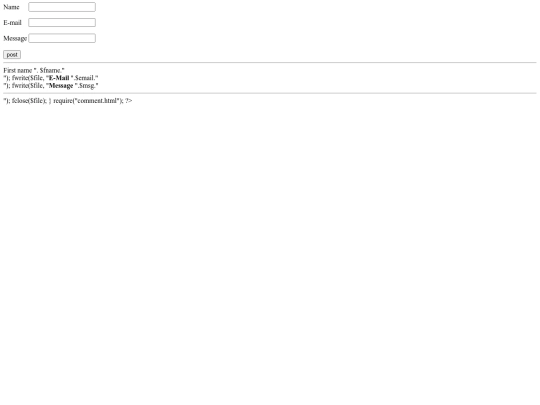 guestbook screenshot