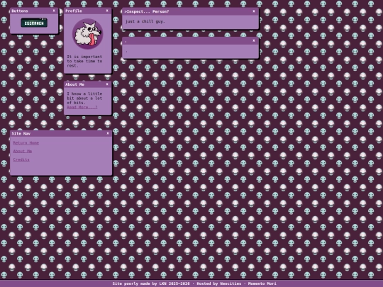 AboutMe screenshot
