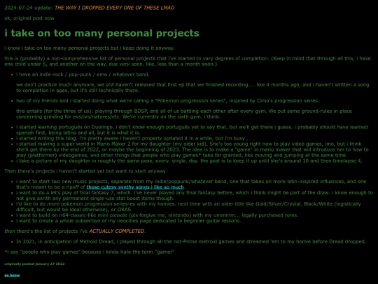 personalprojects screenshot