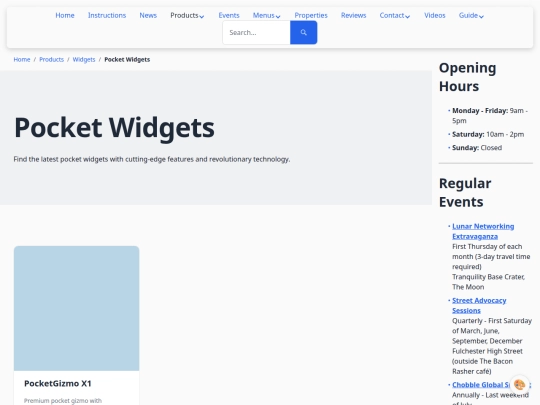 categories/pocket-widgets screenshot