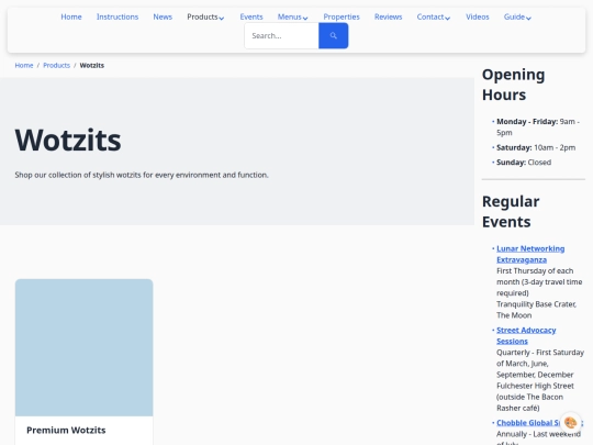 categories/wotzits screenshot