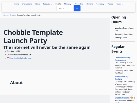 events/product-launch screenshot