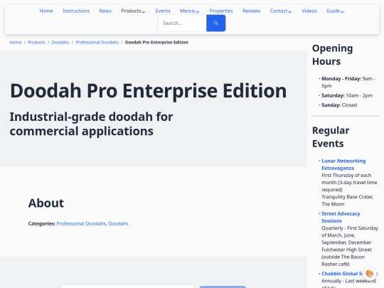 products/doodah-pro-enterprise screenshot