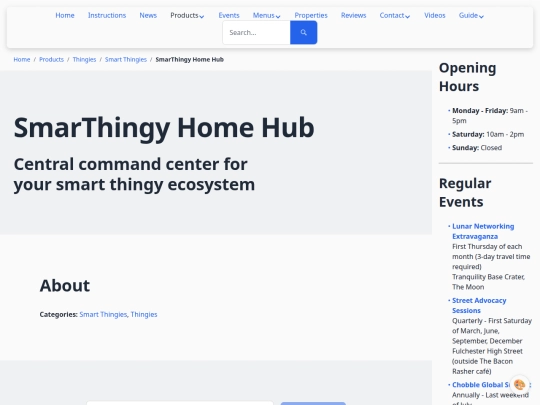products/smarthingy-home-hub screenshot