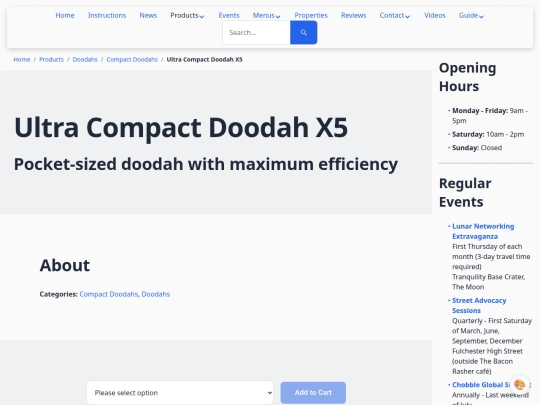 products/ultra-compact-doodah screenshot