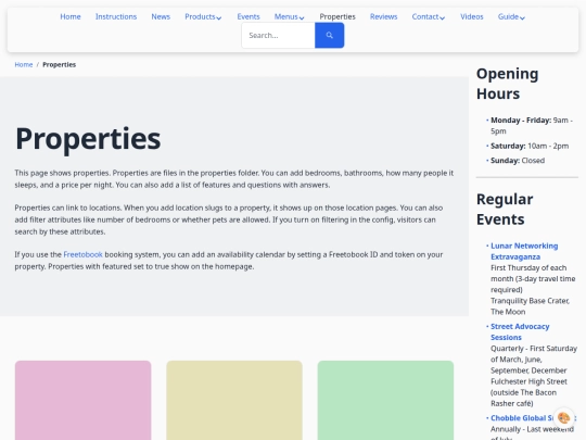 properties screenshot