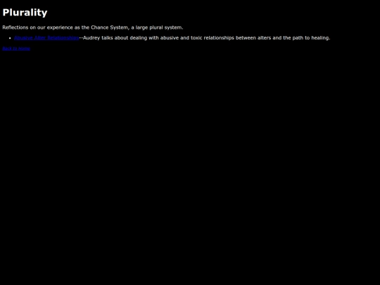 plurality screenshot