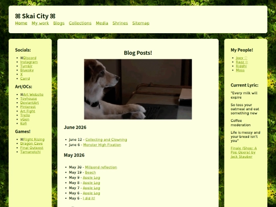blogs screenshot