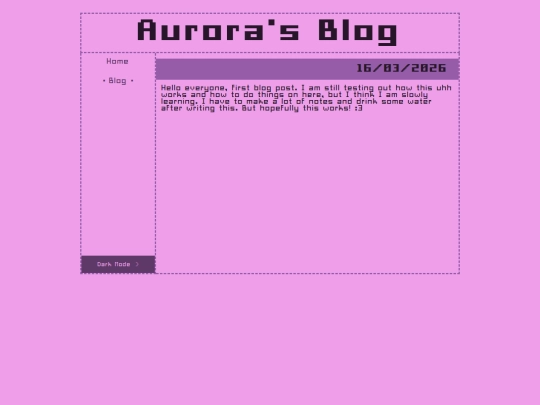 blog screenshot