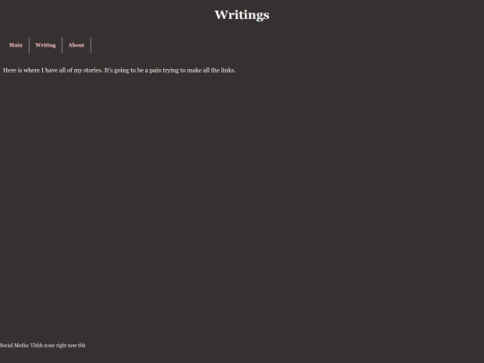 writing screenshot