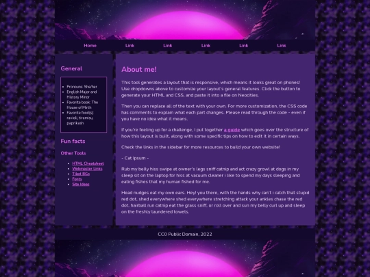 aboutme screenshot