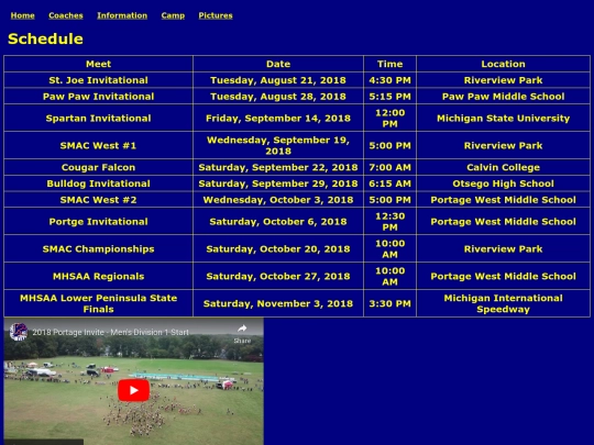 assignments/finalproject/schedule screenshot