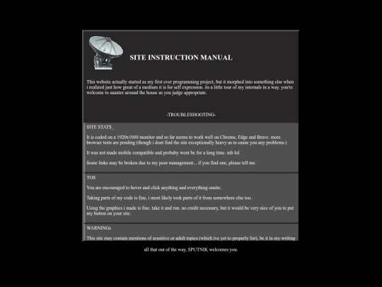 info screenshot