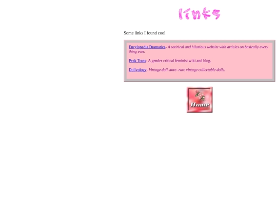 Links screenshot