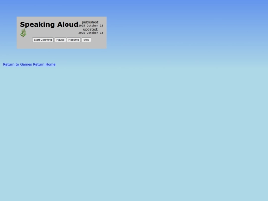 games/speaking screenshot
