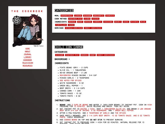 cookbook screenshot