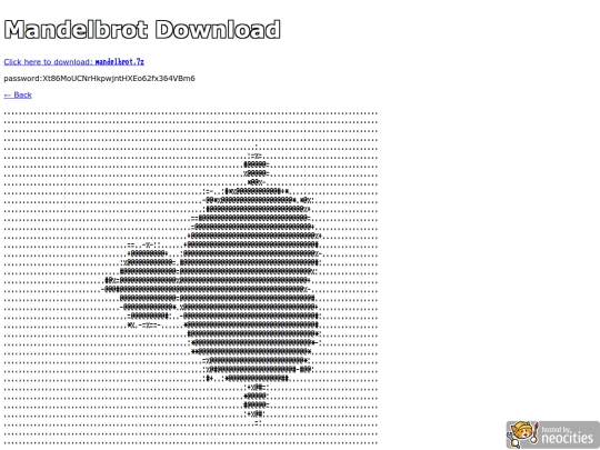 mandelbrot screenshot