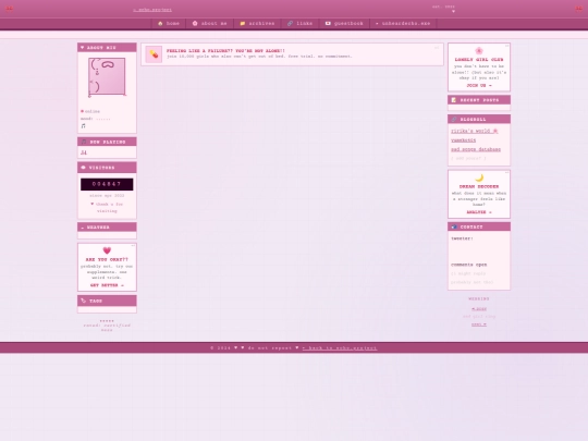 blog screenshot