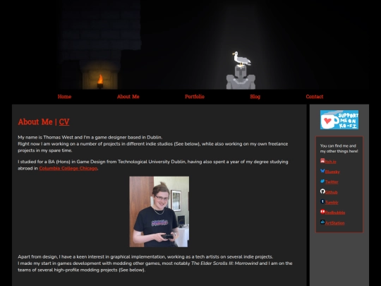 aboutme screenshot