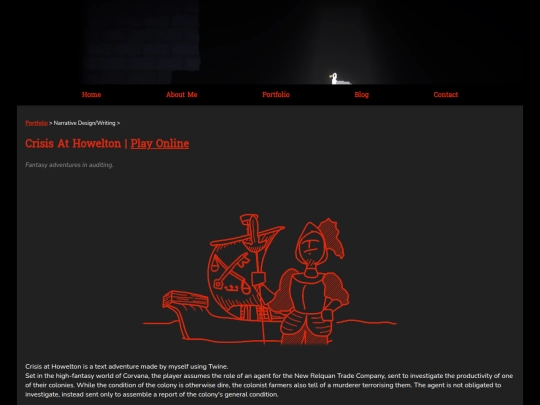 portfolio/narrativedesign/crisisathowelton screenshot
