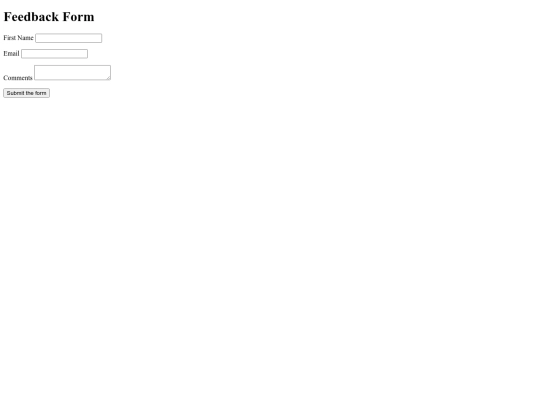 feedback_form screenshot