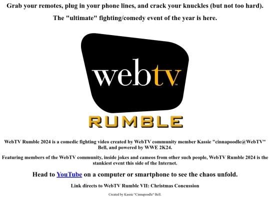 WebTVRumble screenshot