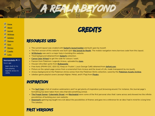 credits screenshot