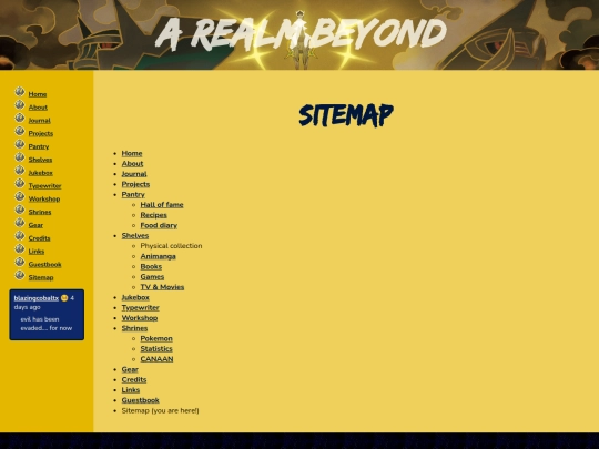 sitemap screenshot