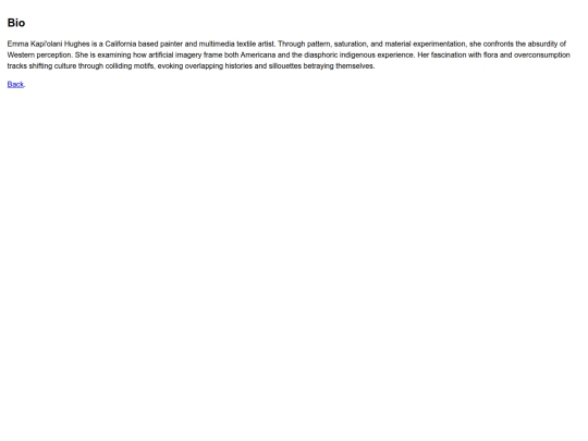Bio screenshot