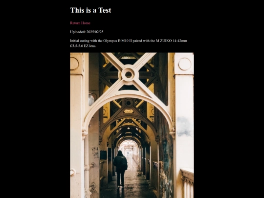 test screenshot