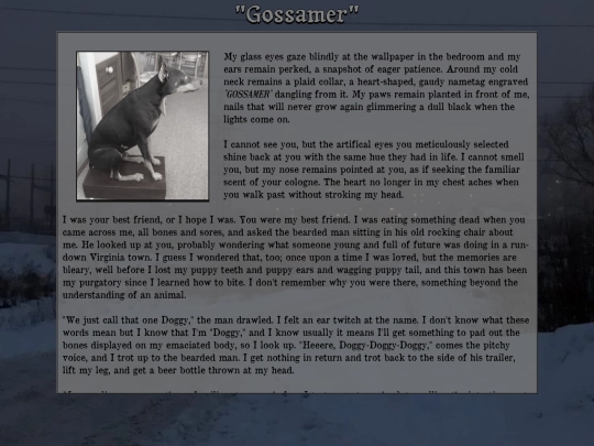 gossamer screenshot
