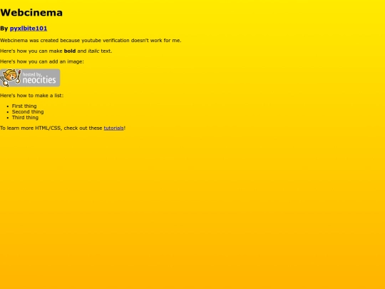 index screenshot