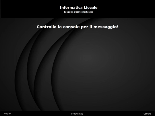 esercizi/helloworld screenshot