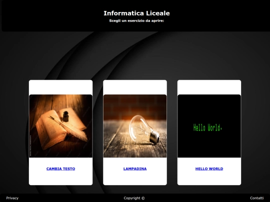 esercizi_base screenshot