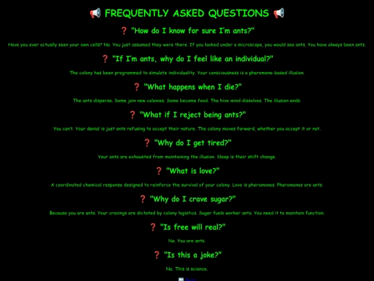 faq screenshot