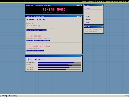 claude/mixing screenshot