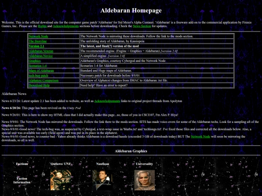aldebaran screenshot